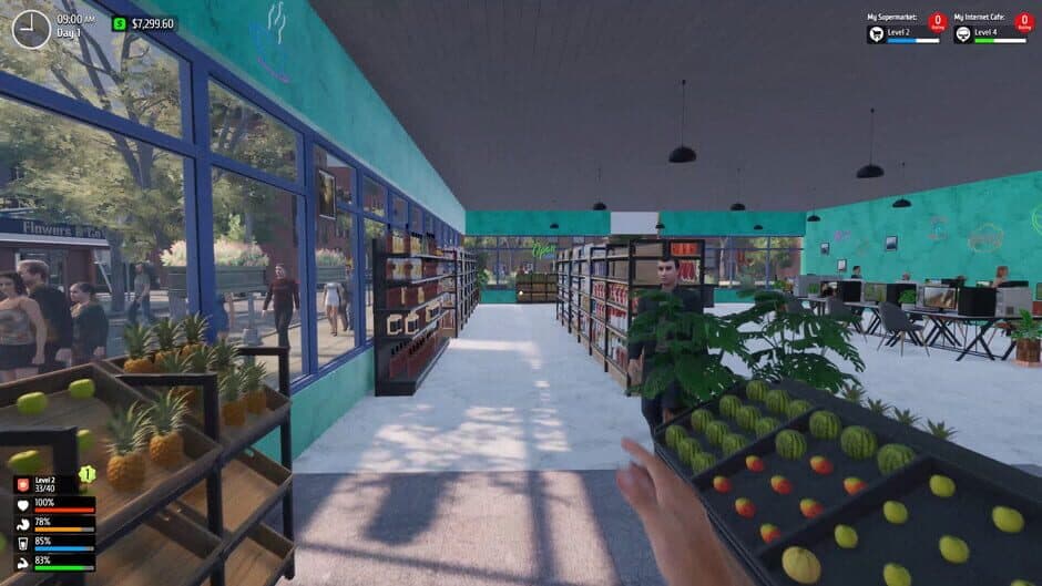 Скриншот 12 из Internet Cafe & Supermarket Simulator 2024