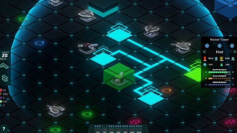 Скриншот 2 из Neon Grid Defenders