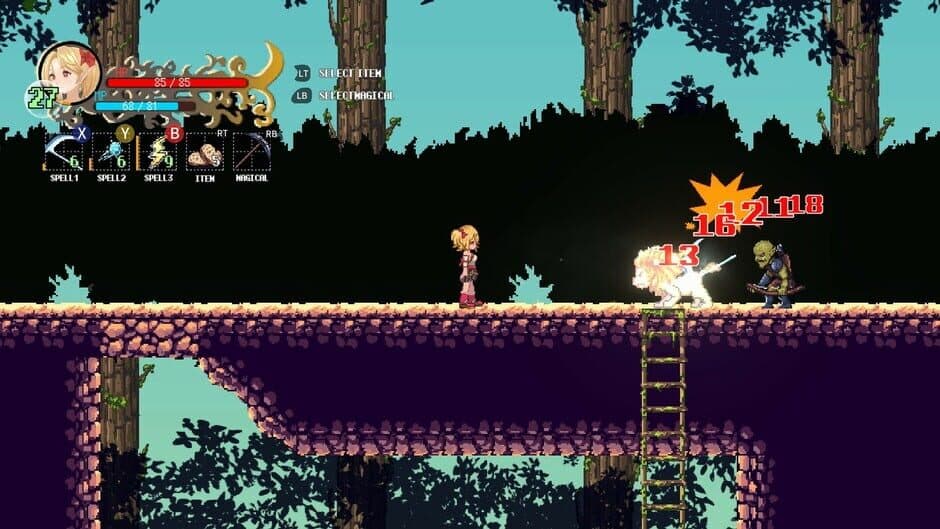 Скриншот 2 из Witchroid Vania: A Magical Girl’s Fantastical Adventures