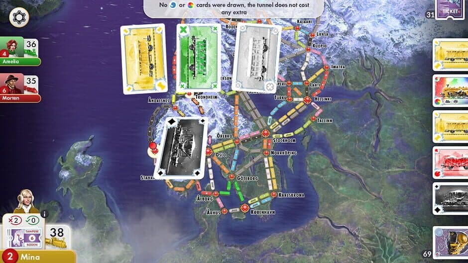 Скриншот 3 из Ticket to Ride: Nordic Expansion