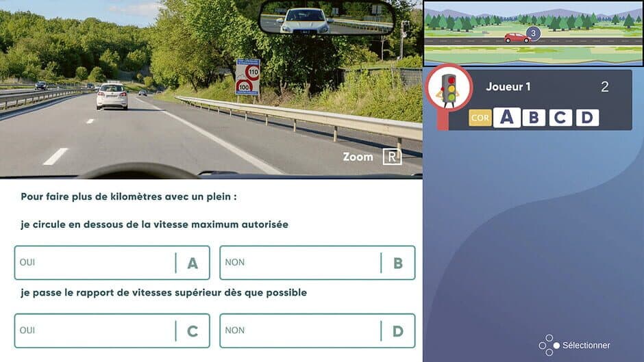 Скриншот 1 из Réussir: Code de la Route - Bonus ASSR 1 - ASSR 2: Permis AM - French Highway Code
