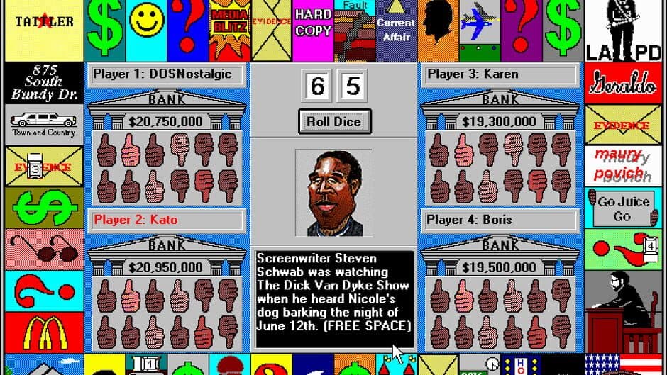 Скриншот 1 из O.J.'s All-American Race to Acquittal