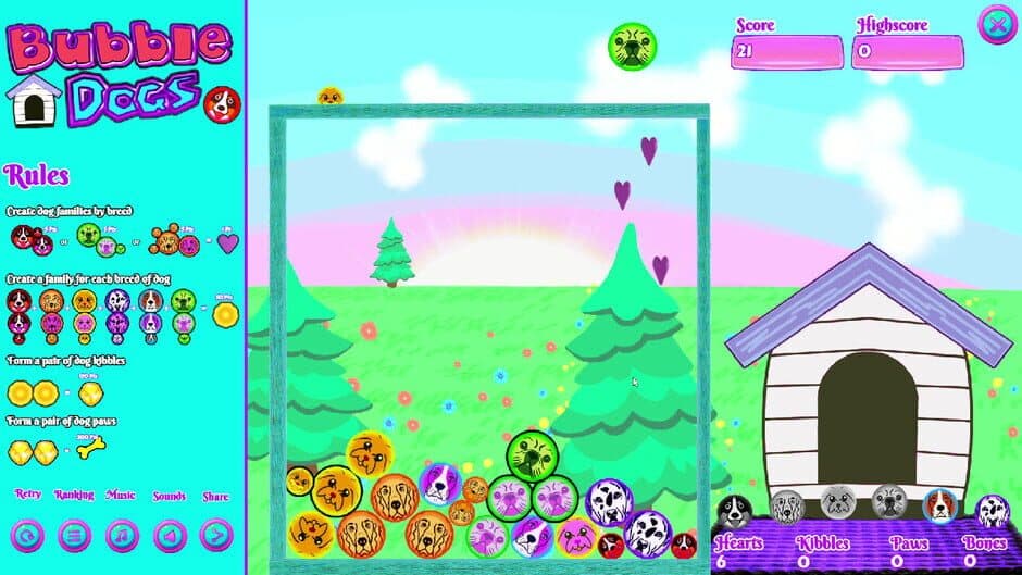 Скриншот 1 из Bubble Dogs