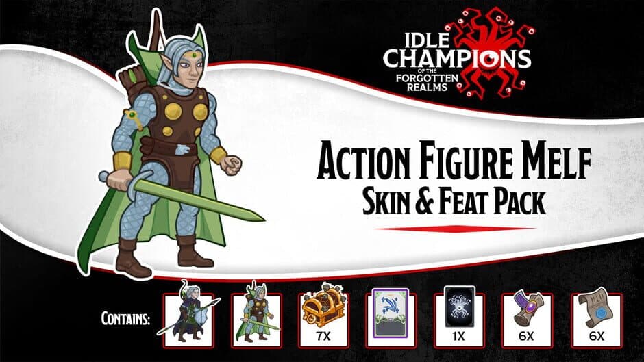 Скриншот 1 из Idle Champions: Action Figure Melf Skin & Feat Pack