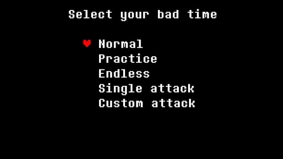 Скриншот 1 из Bad Time Simulator (Sans Fight)