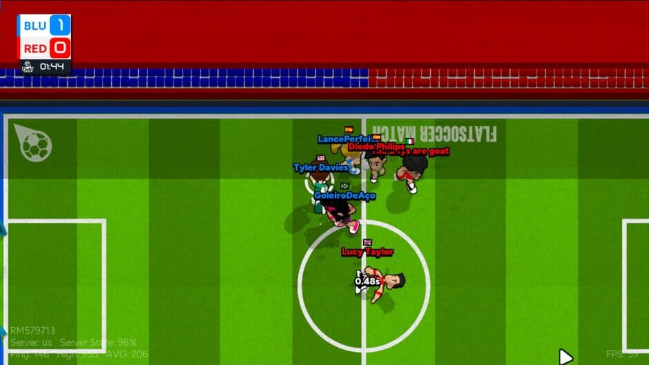Скриншот 2 из FlatSoccer: Online Soccer