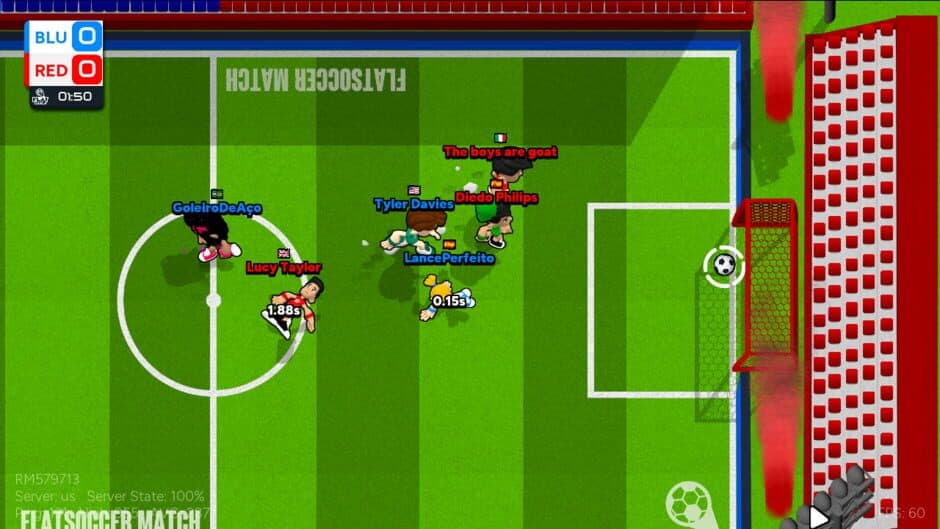 Скриншот 5 из FlatSoccer: Online Soccer