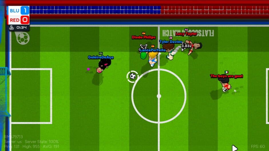 Скриншот 3 из FlatSoccer: Online Soccer