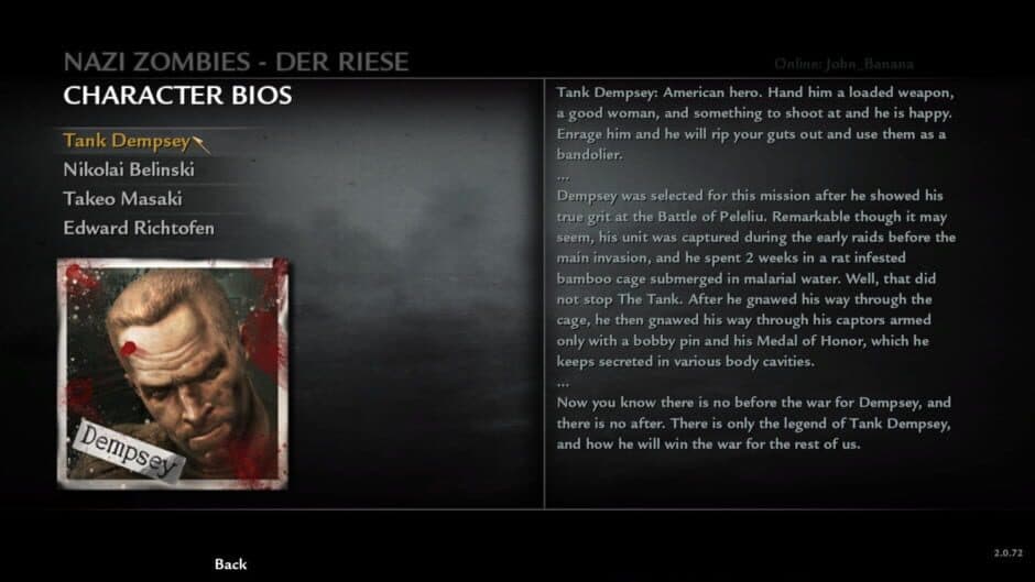 Скриншот 1 из World at War: Nazi Zombies Remastered