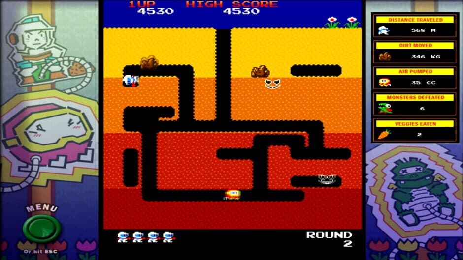 Скриншот 2 из Namco All-Stars: Dig Dug