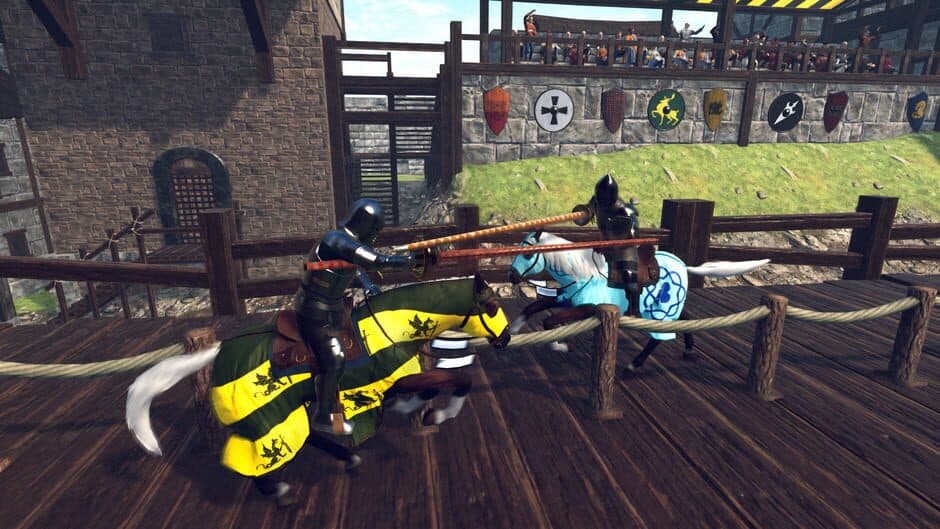 Скриншот 1 из Mounted Knights Battle: Medieval Warrior Honor Simulator