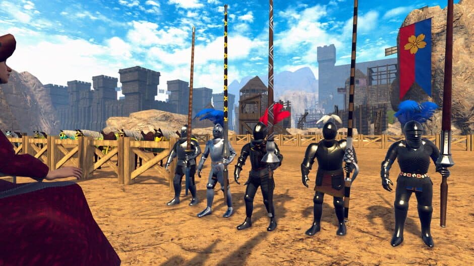Скриншот 3 из Mounted Knights Battle: Medieval Warrior Honor Simulator