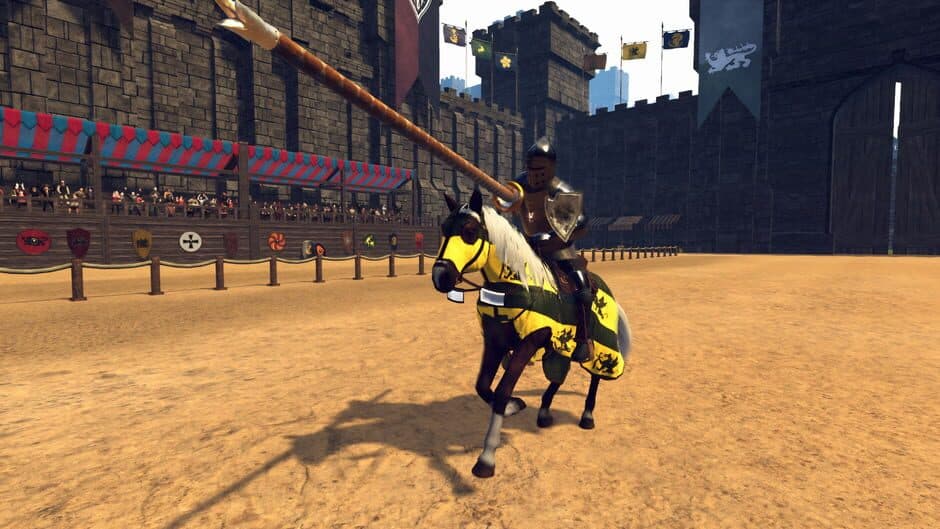 Скриншот 6 из Mounted Knights Battle: Medieval Warrior Honor Simulator