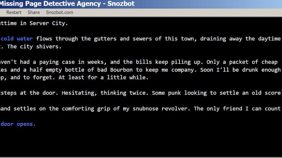 Скриншот 2 из 404 Missing Page Detective Agency