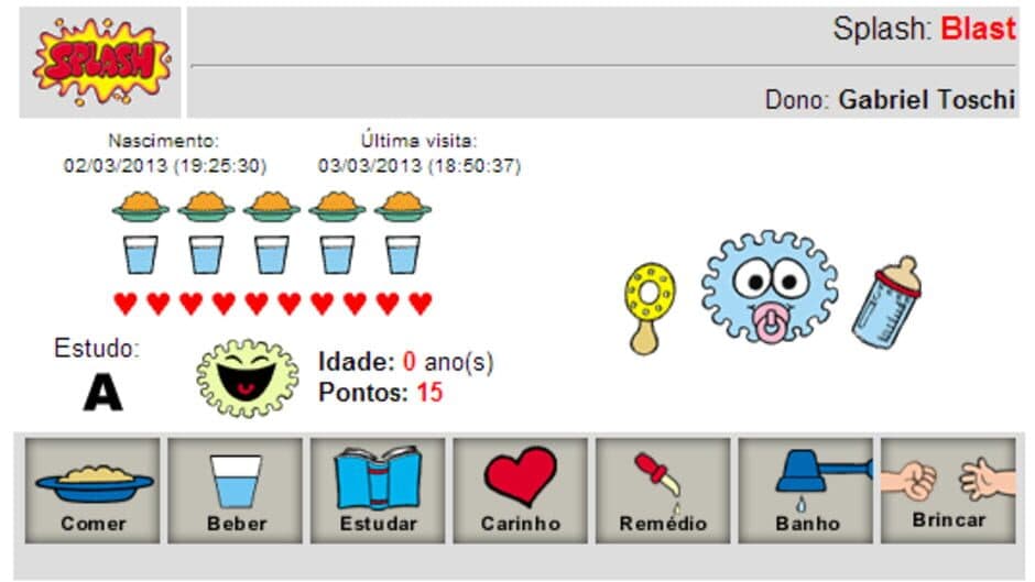 Скриншот 1 из Splash: O Bichinho Virtual