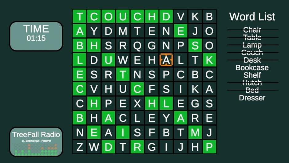Скриншот 1 из 1-2-Word Search!