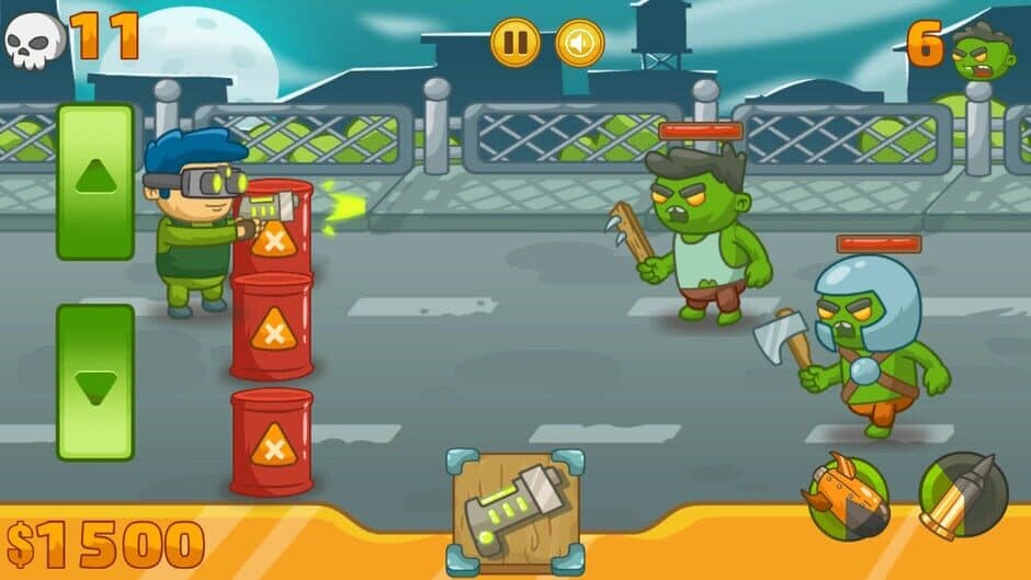 Скриншот 2 из Zombie Night Defense