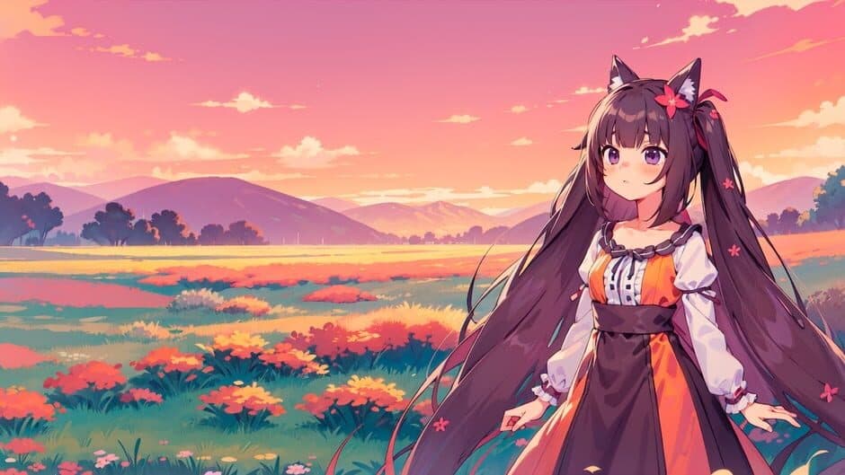 Скриншот 1 из Puzzle World: Neko Girls