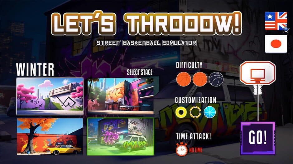 Скриншот 5 из Let's Throoow! Street Basketball Simulator