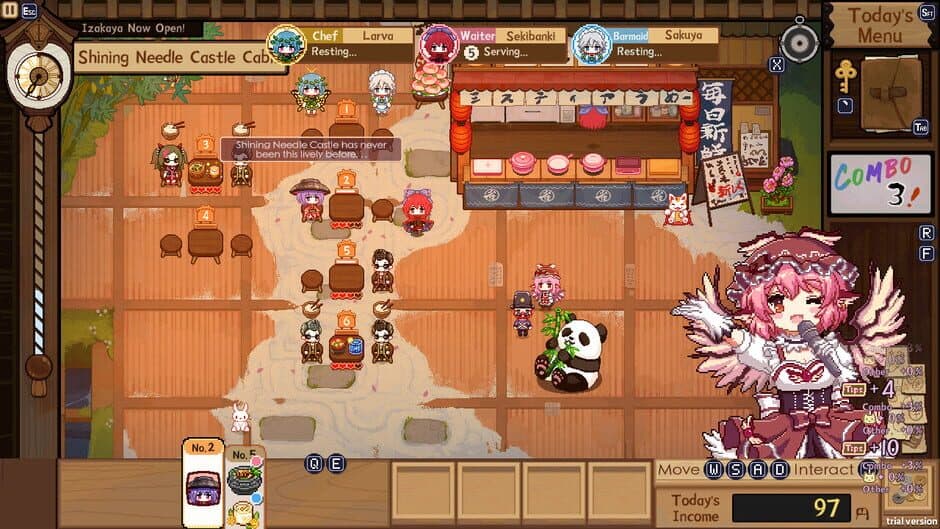 Скриншот 11 из Touhou Mystia's Izakaya DLC 4 Pack: Garden of the Sun & Shining Needle Castle