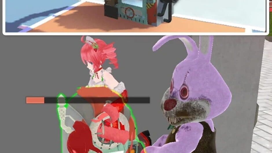 Скриншот 1 из Anime School Chase Sim