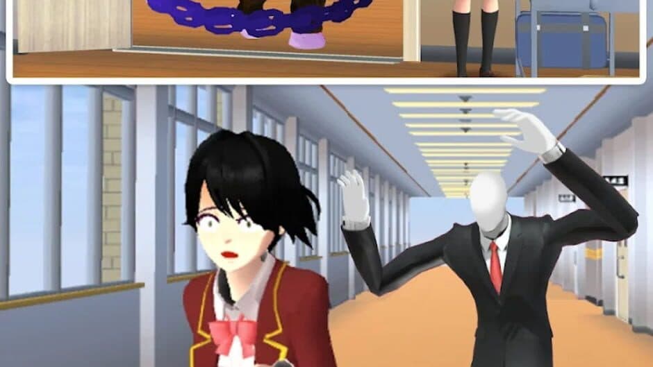 Скриншот 4 из Anime School Chase Sim