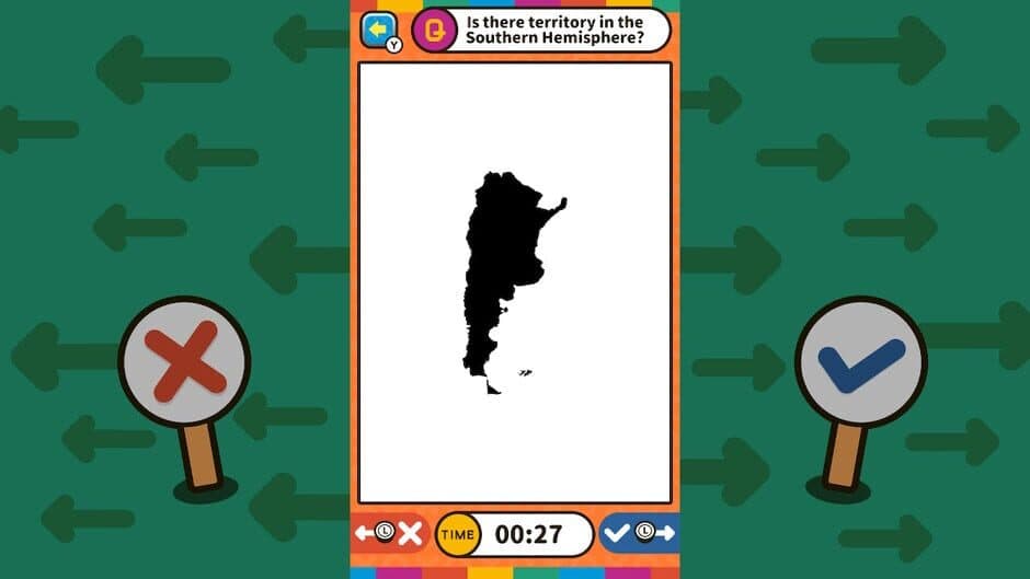 Скриншот 4 из Swipe Right or Left Geography Binary Quiz