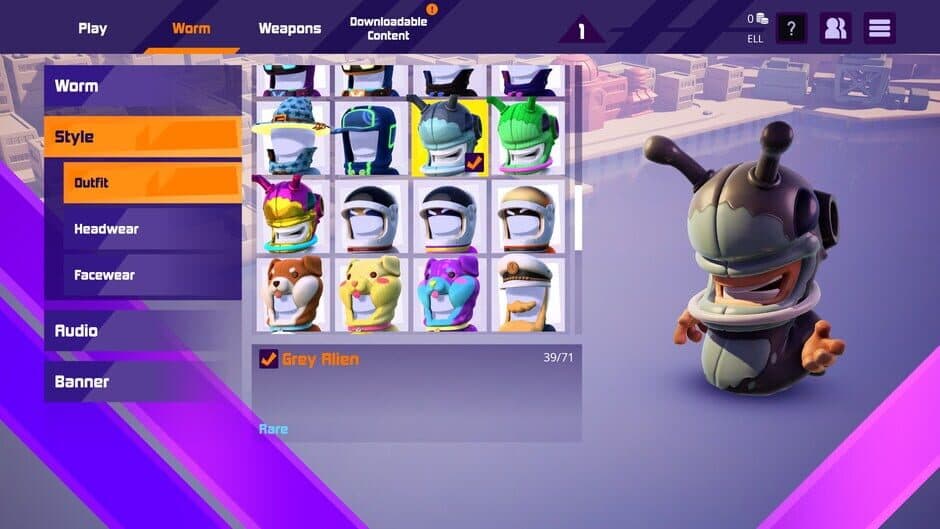 Скриншот 4 из Worms Rumble: Spaceworm and Alien Double Pack