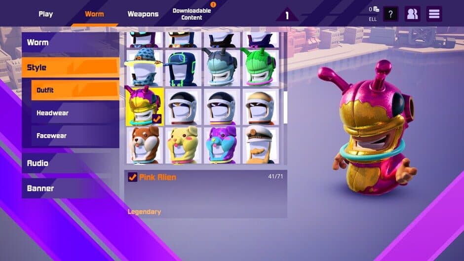 Скриншот 6 из Worms Rumble: Spaceworm and Alien Double Pack