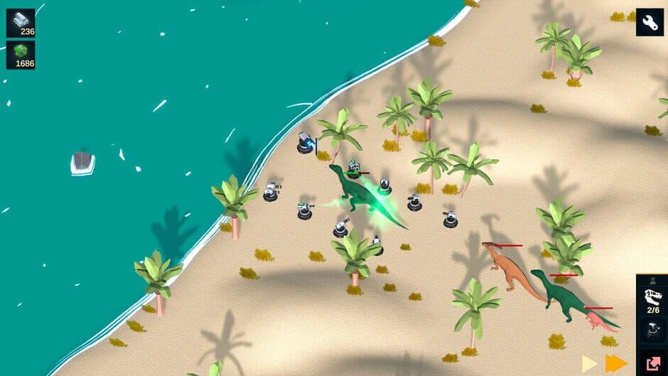Скриншот 1 из Jurassic Tower Defense
