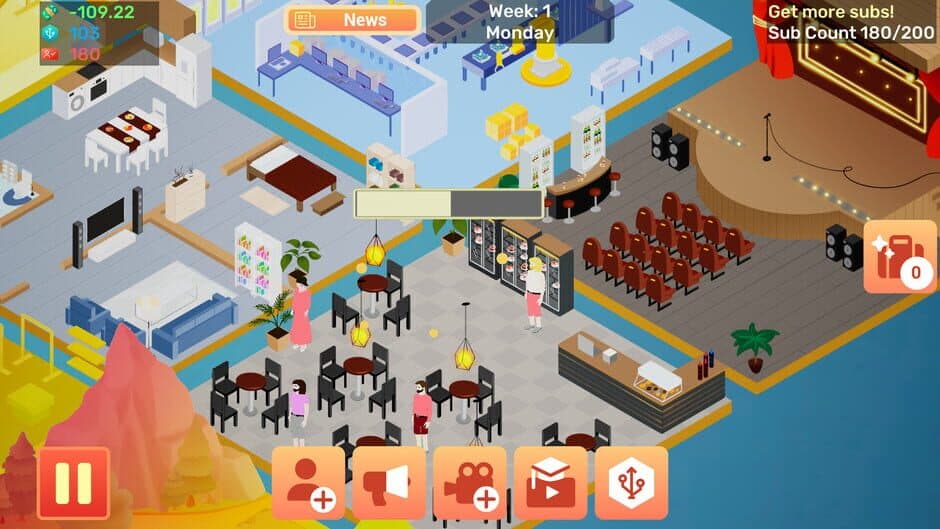 Скриншот 1 из InstaTok Tycoon