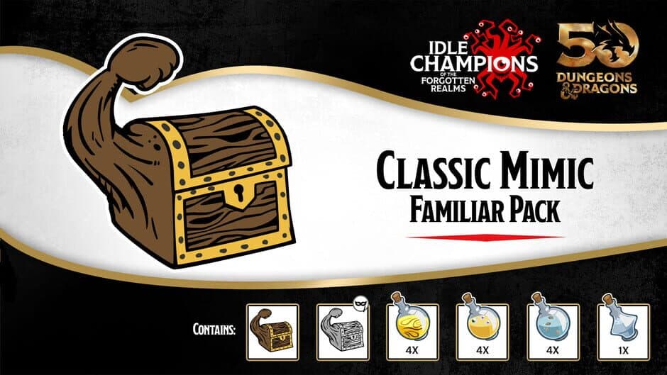 Скриншот 1 из Idle Champions: Classic Mimic Familiar Pack