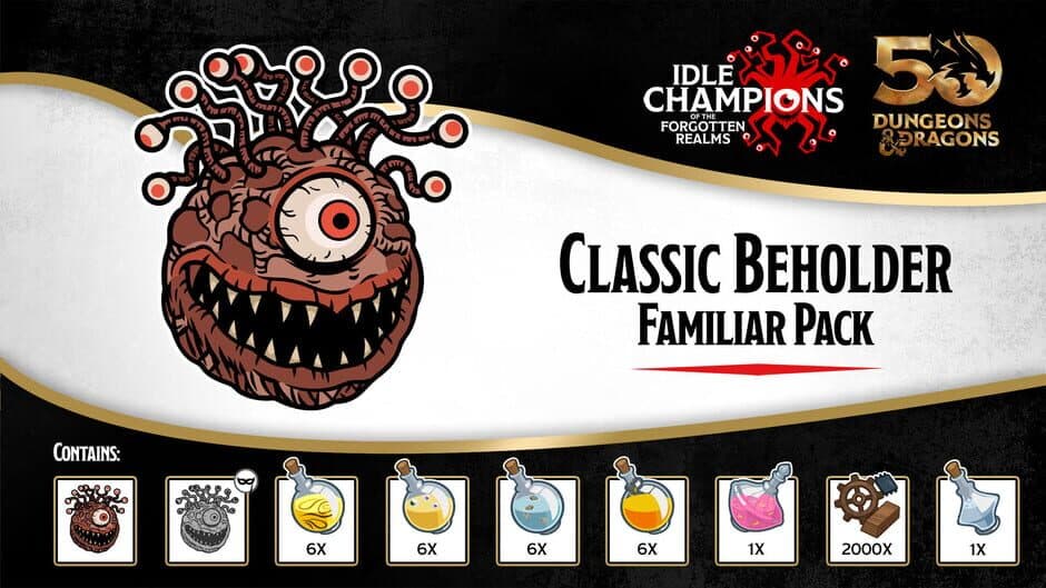 Скриншот 1 из Idle Champions: Classic Beholder Familiar Pack