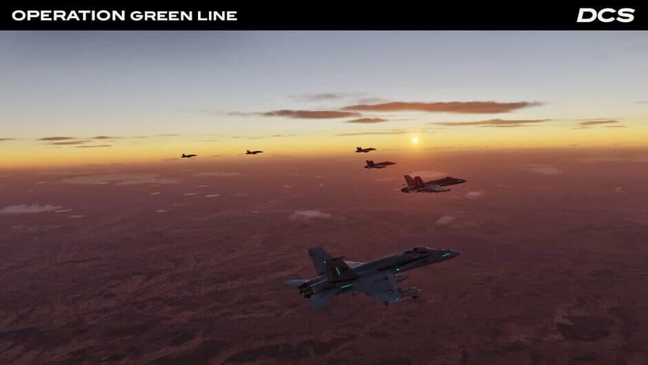 Скриншот 1 из DCS World: F/A-18C Operation Green Line by BADGER633