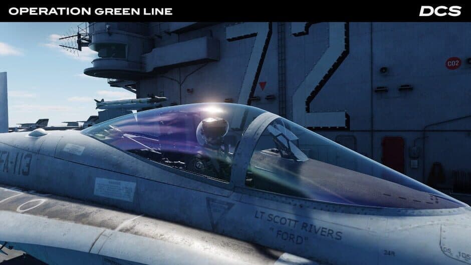 Скриншот 9 из DCS World: F/A-18C Operation Green Line by BADGER633