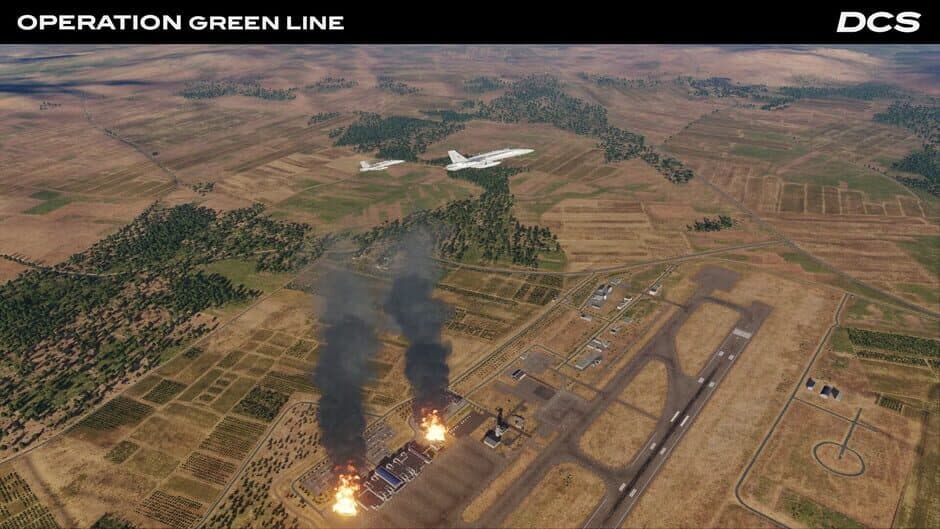 Скриншот 11 из DCS World: F/A-18C Operation Green Line by BADGER633