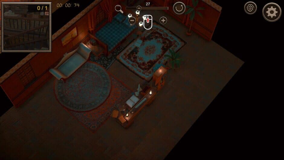 Скриншот 1 из Hidden Old House Top-Down 3D