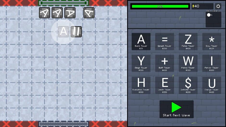 Скриншот 3 из ASCII Tower Defense