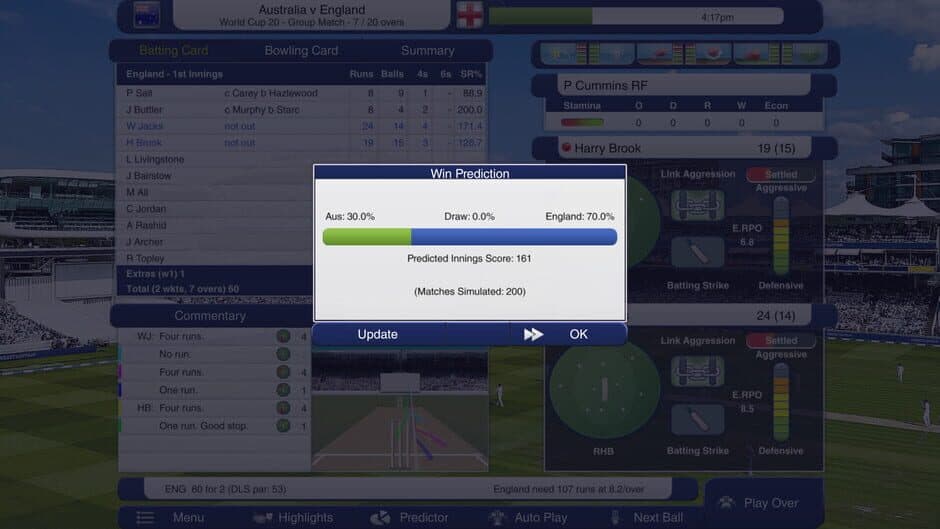 Скриншот 8 из Cricket Captain 2024