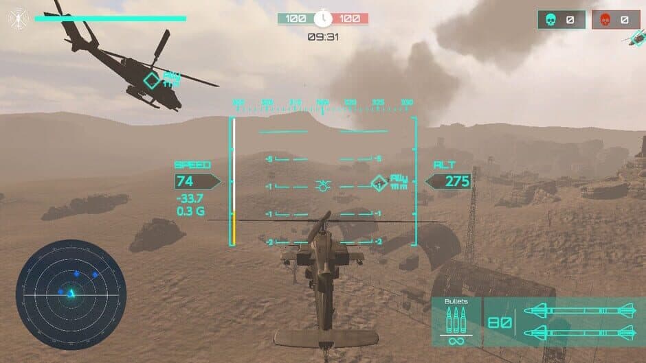 Скриншот 3 из Helicopter Battle Arena Simulator