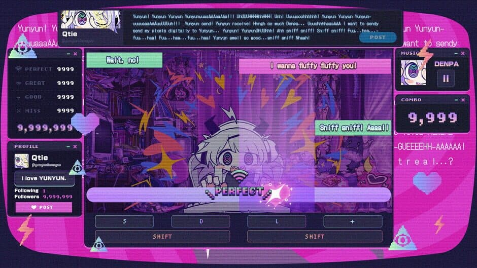Скриншот 4 из Yunyun Syndrome!?: Rhythm Psychosis
