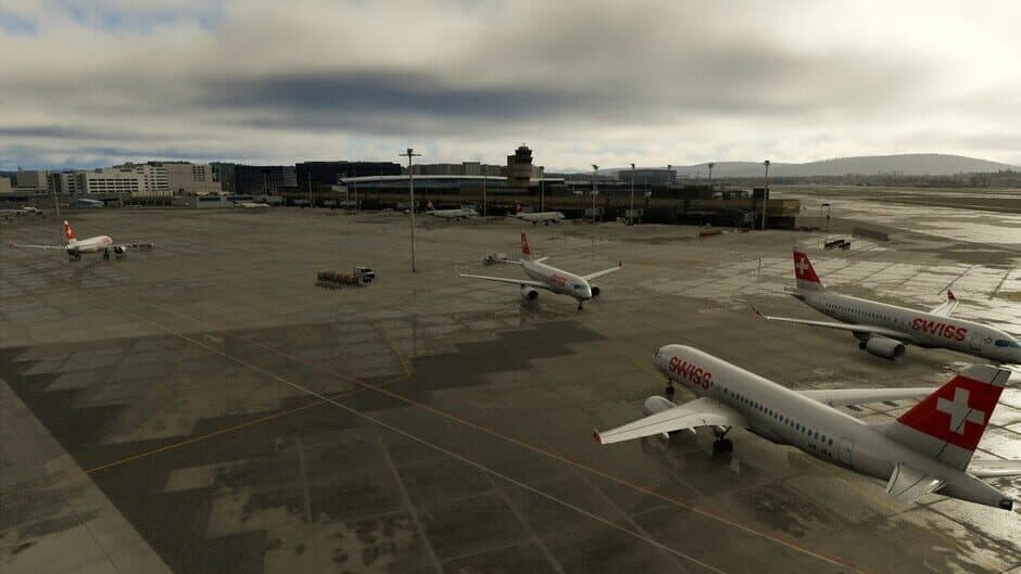 Скриншот 3 из X-Plane 12: Aerosoft - Airport Zurich V2.0