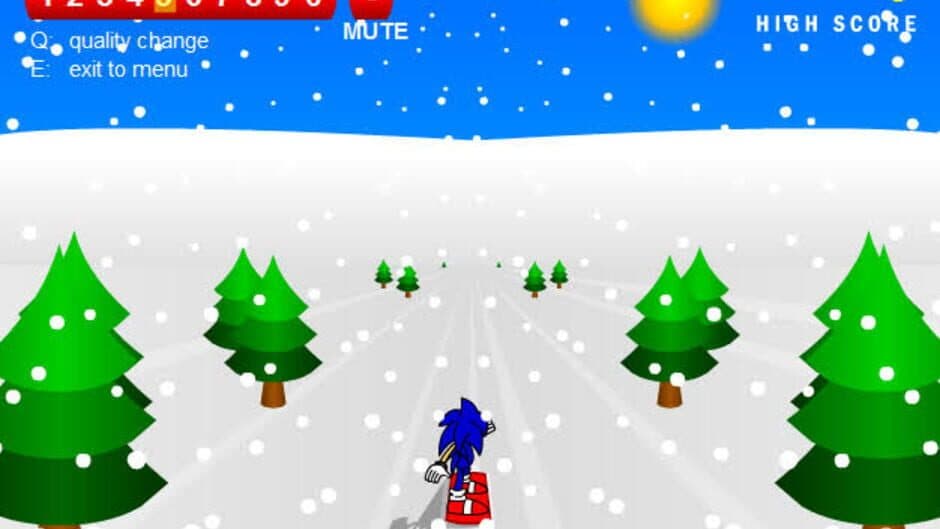 Скриншот 1 из Sonic 3D Snowboarding