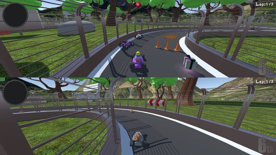 Скриншот 1 из Booster Racers