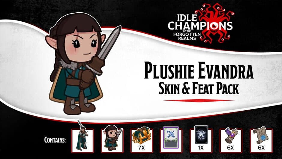 Скриншот 1 из Idle Champions: Plushie Evandra Skin & Feat Pack