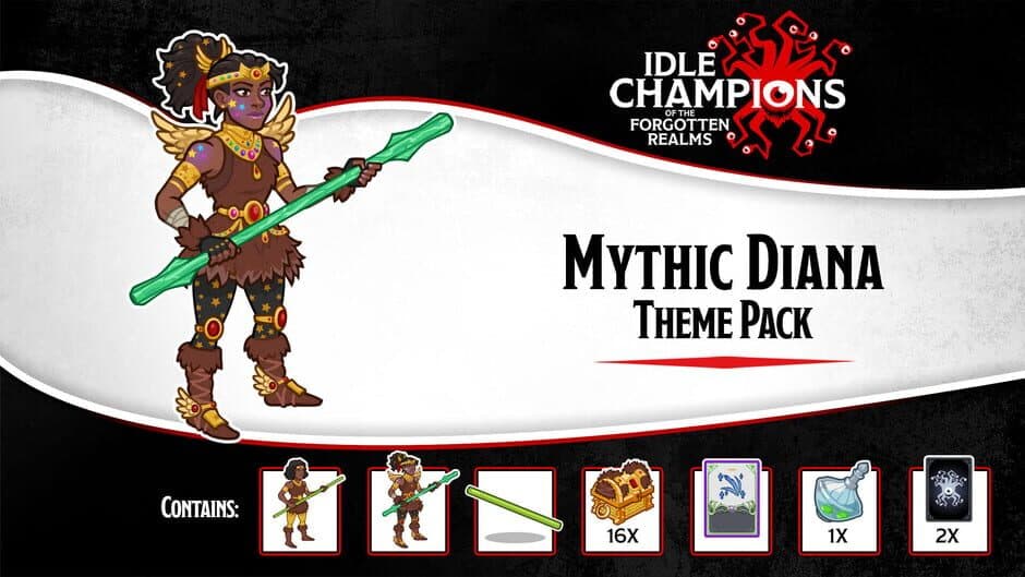 Скриншот 1 из Idle Champions: Mythic Diana Theme Pack