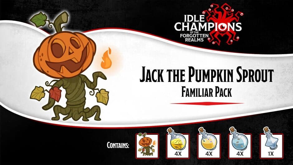 Скриншот 1 из Idle Champions: Jack the Pumpkin Sprout Familiar Pack