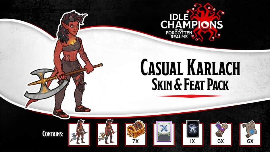 Скриншот 1 из Idle Champions: Casual Karlach Skin & Feat Pack