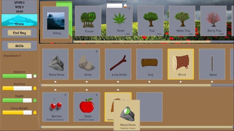 Скриншот 2 из Humanolve: A Human Evolution Card Saga