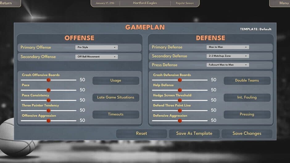 Скриншот 5 из College Basketball Manager